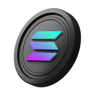 Token Solana SOL exibido próximo à seção do banner principal